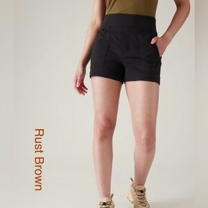 LIKE NEW Athleta Trekkie North Shorts (rust)